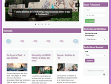 Tablet Screenshot of opaci.haute-marne.fr
