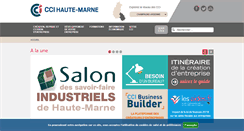 Desktop Screenshot of haute-marne.cci.fr