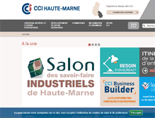 Tablet Screenshot of haute-marne.cci.fr